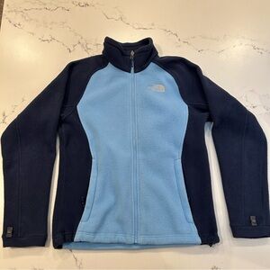 The North Face Y2K Fleece Jacket Light Blue and Navy